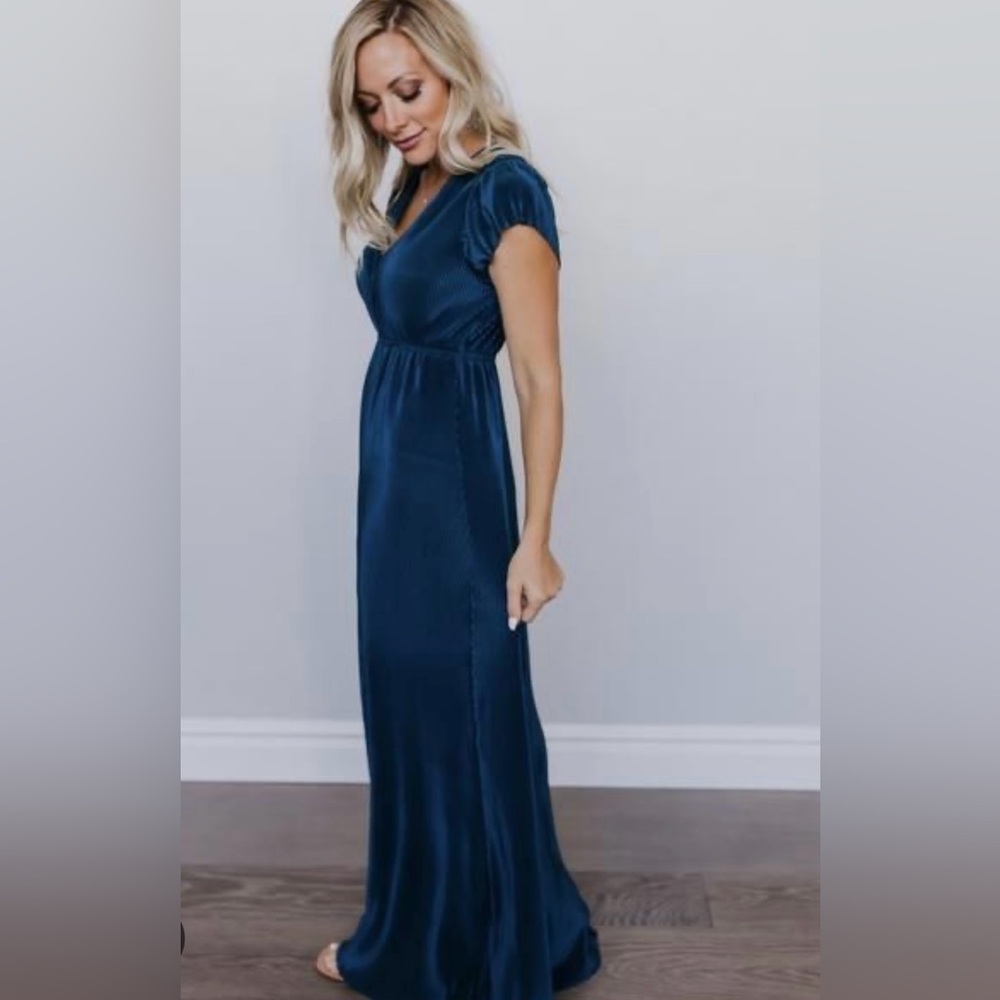Baltic Born Athena Dress in Navy